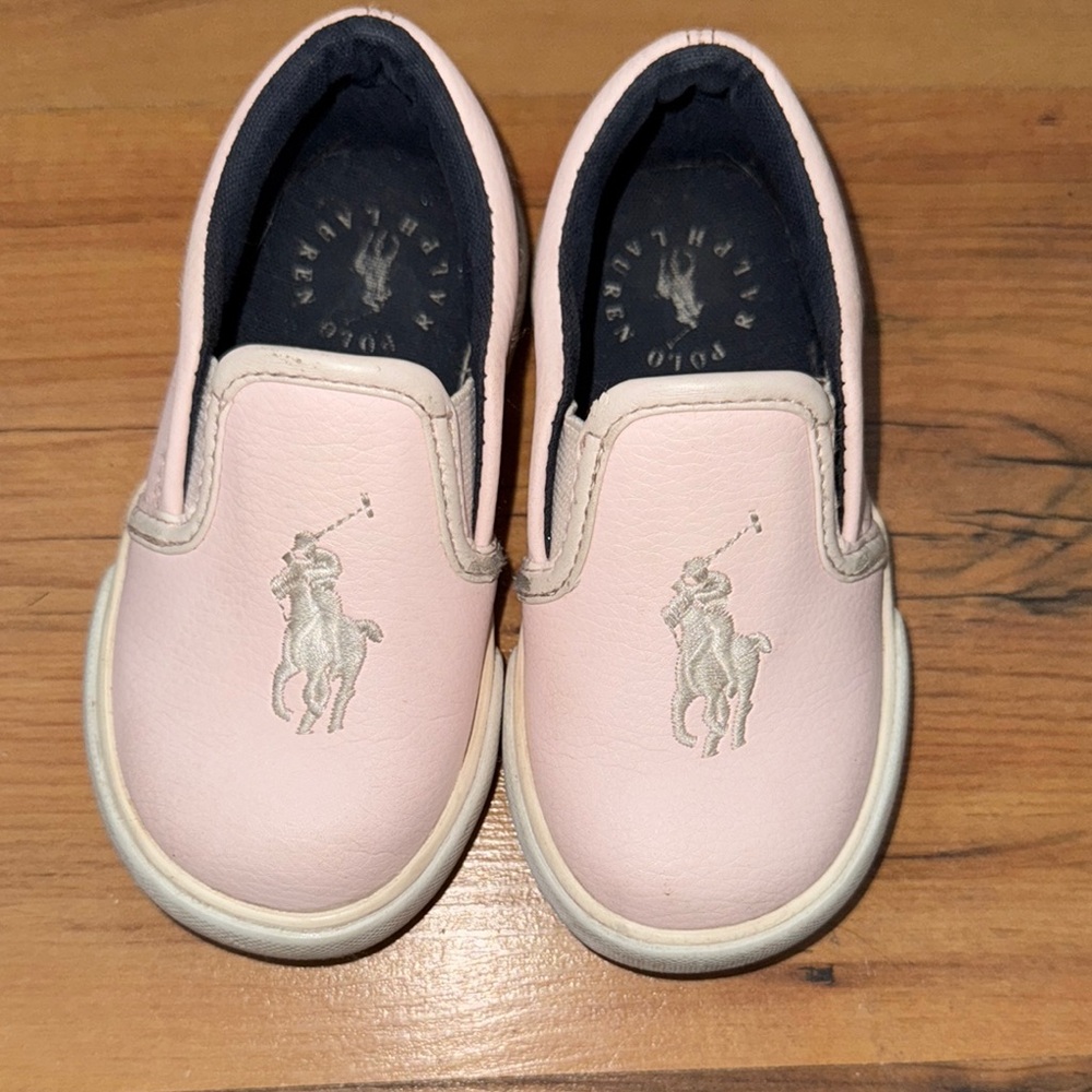 Ralph Lauren Pink Slip-On Shoes